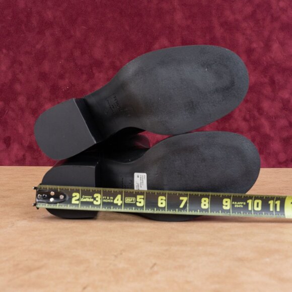 Schutz Women Wyatt Black Leather Western Cowboy Mid Calf Boots sz 9 - Picture 5 of 8